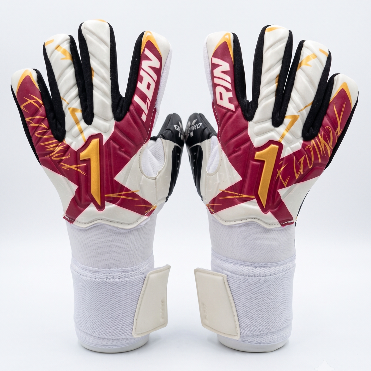 GUANTE RINAT UNO PREMIER TRAINING INFANTIL varilla amarillo neón/negro